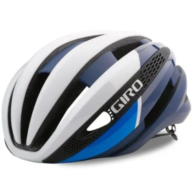 CASCO CICLISTA GIRO SYNTHE RUTA GD BCO/AZUL